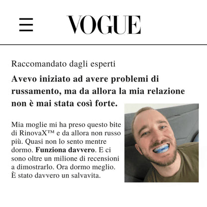 Dormilab™ – Bite anti-russamento silenzioso universale